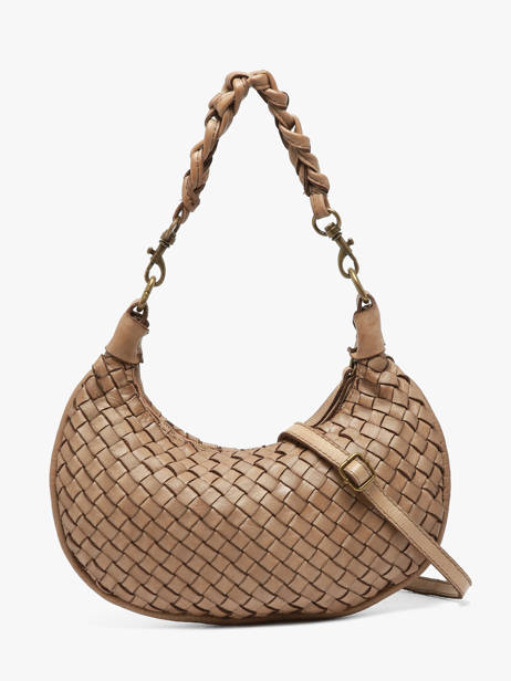 Shoulder Bag Dewashed Leather Milano Beige dewashed DE26063 other view 3