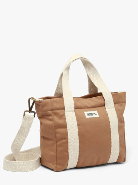 Cotton Louise Small Tote Bag Hindbag Brown best seller LOUISE other view 2