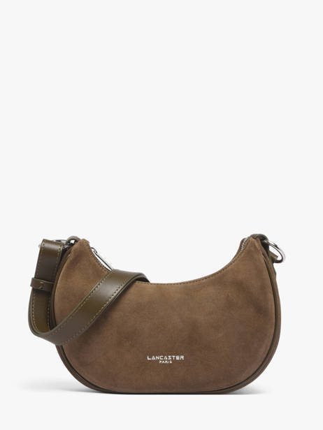 Sac Bandoulière Suede Cuir Lancaster Vert suede 81