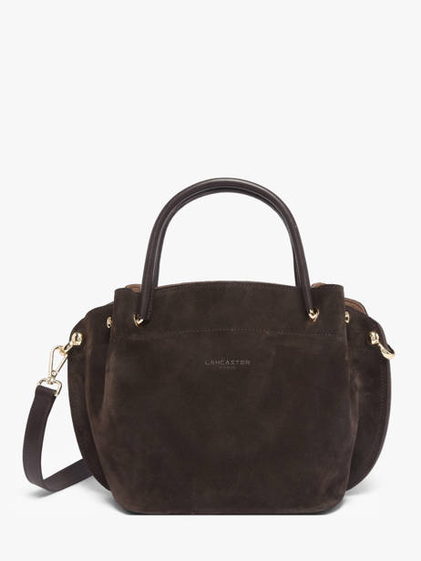 Shoulder Bag Suede Louisa Leather Lancaster Brown suede louisa 103