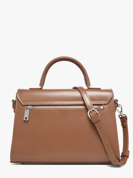 Medium Leather Suave Crossbody Bag Lancaster Brown suave even 17 other view 4