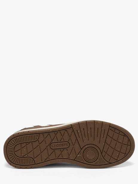Sneakers In Leather Lacoste Brown men 2SMA0012 other view 4