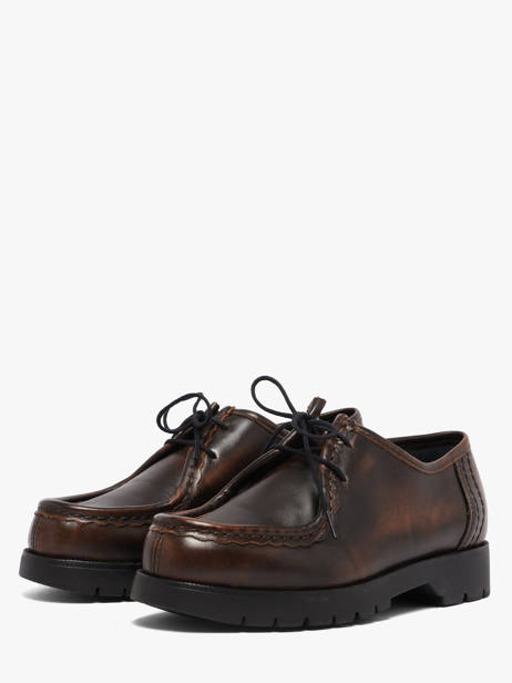 Derby Shoes In Leather Kleman Brown unisex QI21147 other view 1