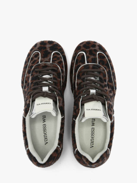 Sneakers Vanessa wu Marron women BK2945AG vue secondaire 3