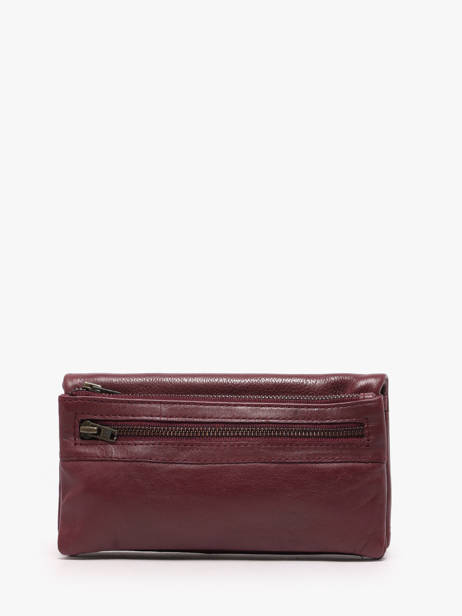 Leather Cow Wallet Basilic pepper Red cow BCOW96 other view 3