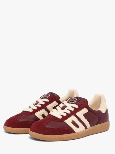 Sneakers Cloud En Cuir Back 70 Rouge women 214 vue secondaire 1