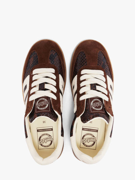 Sneakers Snake In Leather Back 70 Brown women 239 other view 3