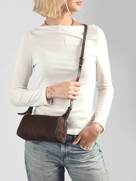 Bowling Bag Suede Leather Lancaster Brown suede 54 other view 1