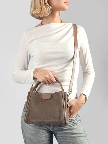 Satchel Suede Ida Leather Lancaster Beige suede ida 100 other view 1