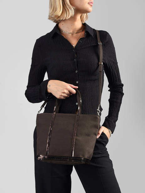 Small Le Cabas Tote Bag Sequins Vanessa bruno Brown cabas 1V40435 other view 1