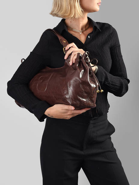 Sac Chiara Gd Cuir Gerard darel Marron chiara DES84474 vue secondaire 1