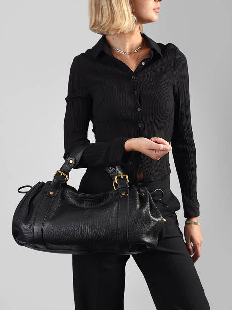 Sac 24h En Cuir Bubble Gerard darel Noir bubble DES01428 vue secondaire 1