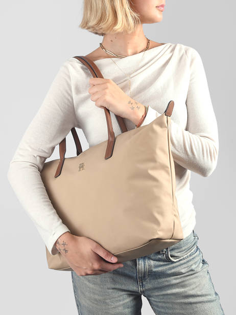 Shoulder Bag Popette Nylon Tommy hilfiger Beige popette AW17711 other view 1