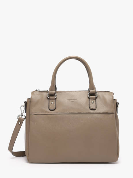 Satchel Confort Leather Hexagona Beige confort 469844