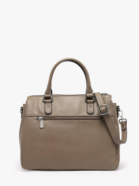 Satchel Confort Leather Hexagona Beige confort 469844 other view 3
