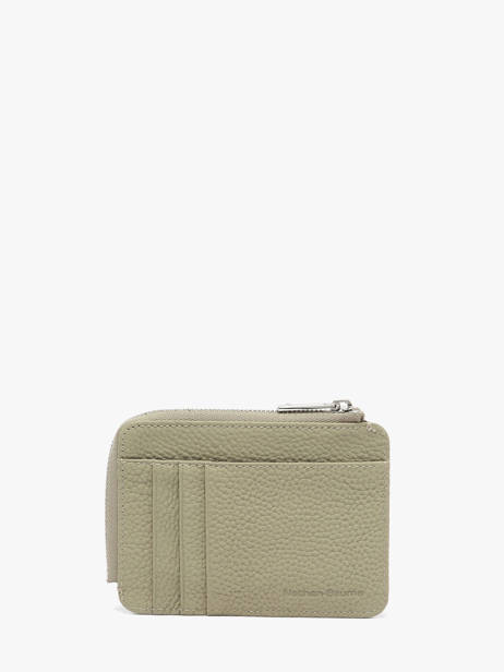 Leather Original N Coin Purse With Card Slots Nathan baume Green original n 217N other view 2