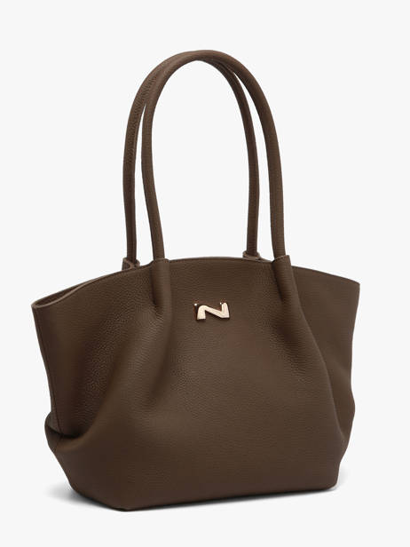 Leather Galatée Shoulder Bag Nathan baume Brown nymphea 3 other view 1