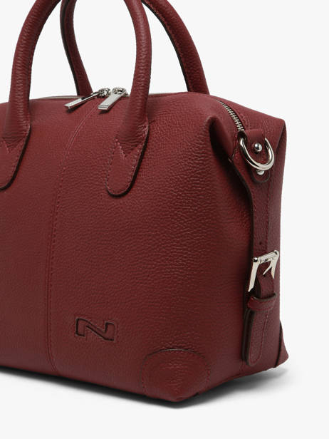 Leather Clark Satchel Nathan baume Red drive 1 other view 2