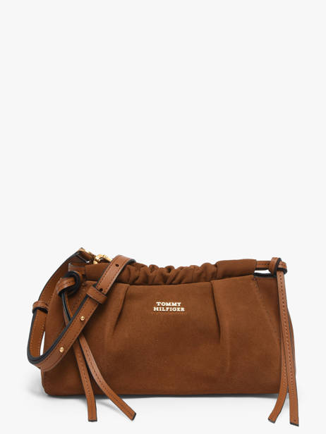 Shoulder Bag Th Soft Leather Tommy hilfiger Brown th soft AW19010