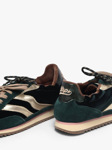 Sneakers In Leather Mrp star Green women 23 other view 2