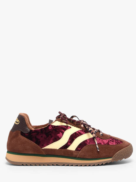 Sneakers In Leather Mrp star Red women 10