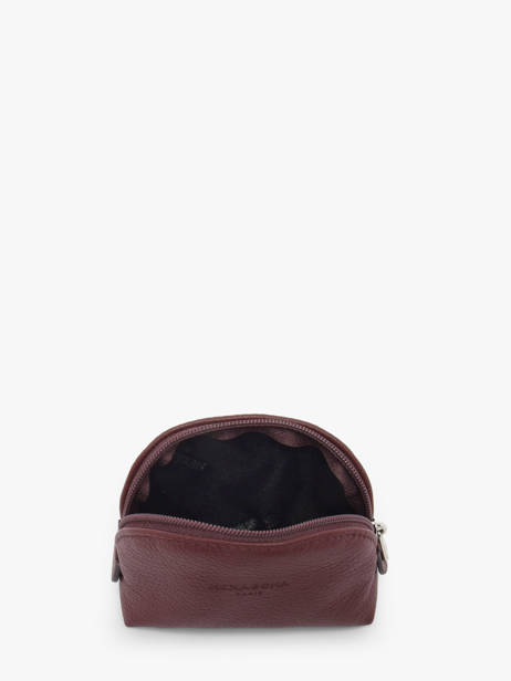 Leather Coin Purse Confort Hexagona Brown confort 460597 other view 1