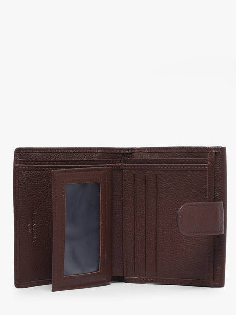 Wallet Leather Hexagona Brown confort 467468R other view 2