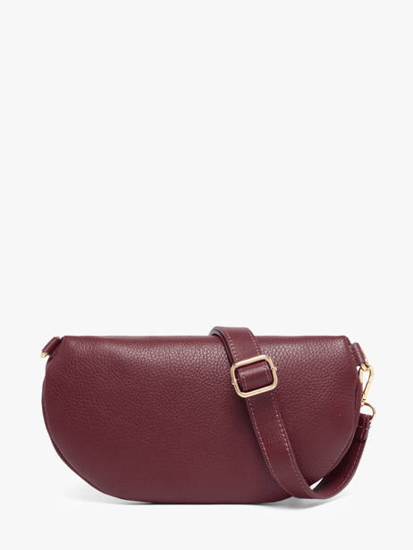 Sac Banane Cuir Milano Marron caviar CA23111O vue secondaire 4