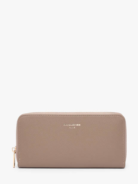 Wallet David jones Beige saffiano P160510B