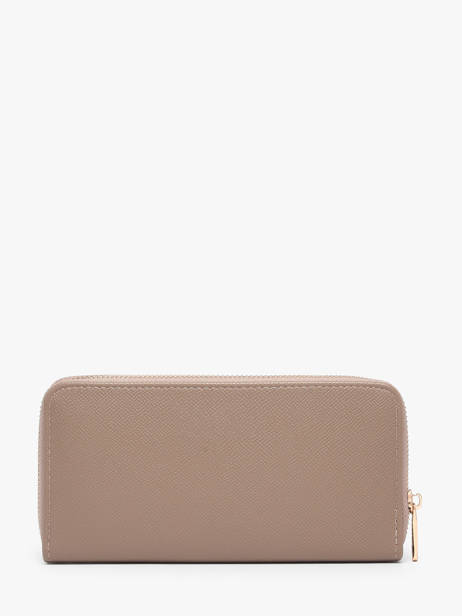 Wallet David jones Beige saffiano P160510B other view 2