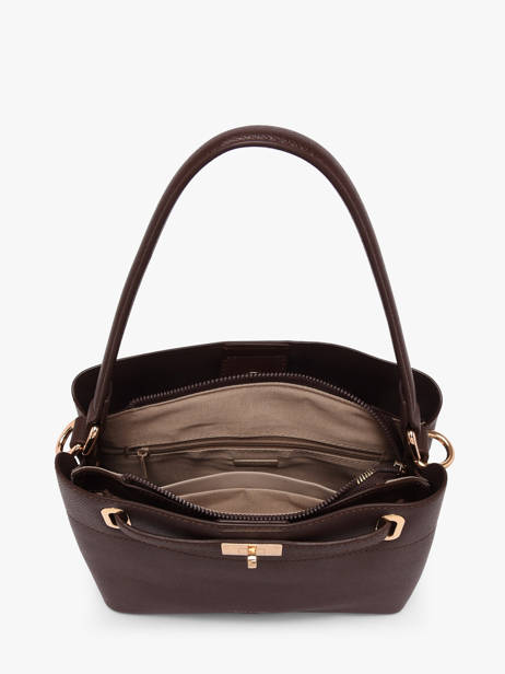 Shoulder Bag Saffiano David jones Brown saffiano 4 other view 3