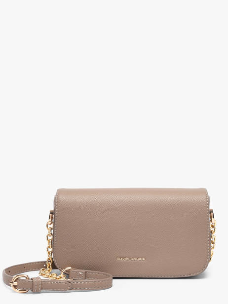 Crossbody Bag Saffiano David jones Beige saffiano CM8419