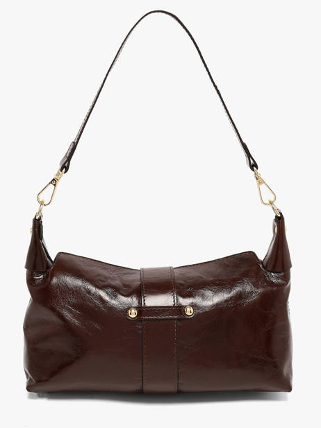 Shoulder Bag Shiny Sauvage Leather Milano Brown shiny sauvage SS26064 other view 4
