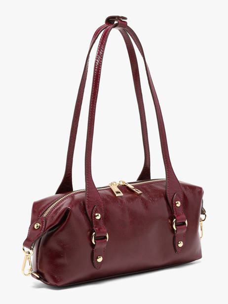 Shoulder Bag Shiny Sauvage Leather Milano Red shiny sauvage SS26065 other view 2
