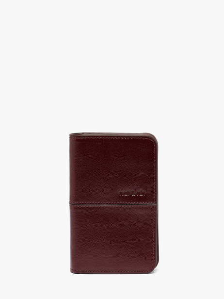 Wallet Leather Nat et nin Red vintage YSIA