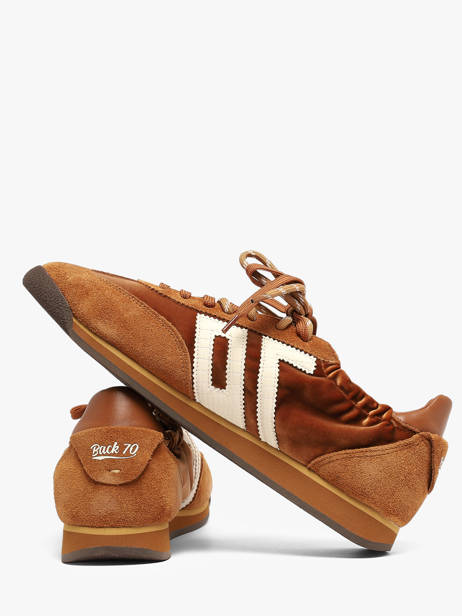 Sneakers Rocket In Leather Back 70 Brown women 65 other view 2