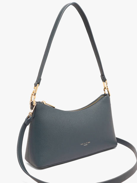 Shoulder Bag Saffiano David jones Blue saffiano A other view 1
