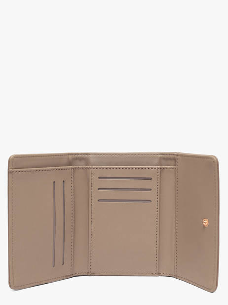 Wallet David jones Beige saffiano 2 other view 1