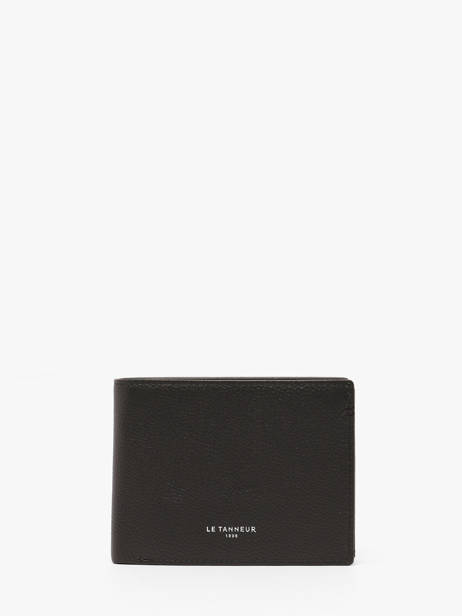 Leather Lucien Wallet Le tanneur Black lucien graine THGR3314