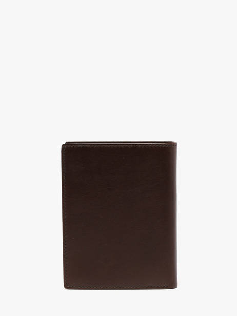 Leather Lucien Wallet Le tanneur Brown lucien huile THHU3301 other view 2