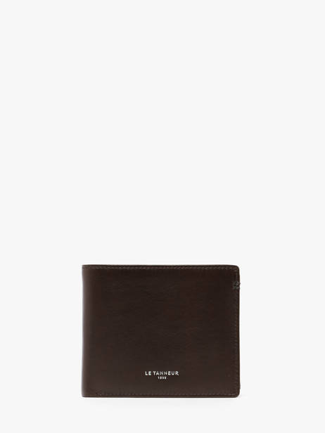 Leather Lucien Wallet Le tanneur Brown lucien huile THHU3350