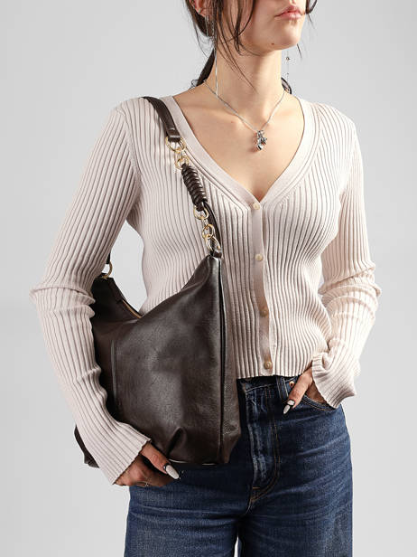 Shoulder Bag Vintage Leather Nat et nin Brown vintage SORA other view 1