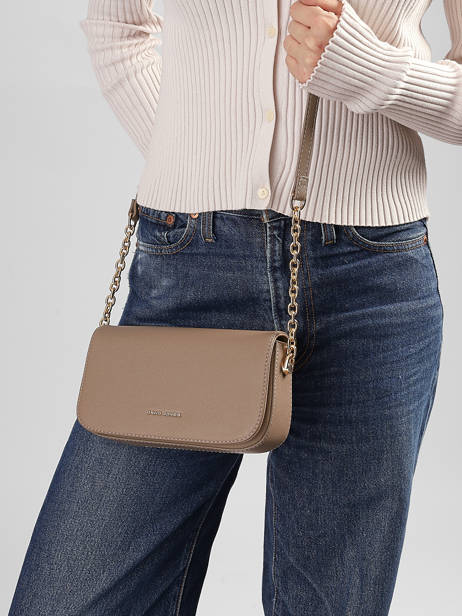 Crossbody Bag Saffiano David jones Beige saffiano CM8419 other view 1