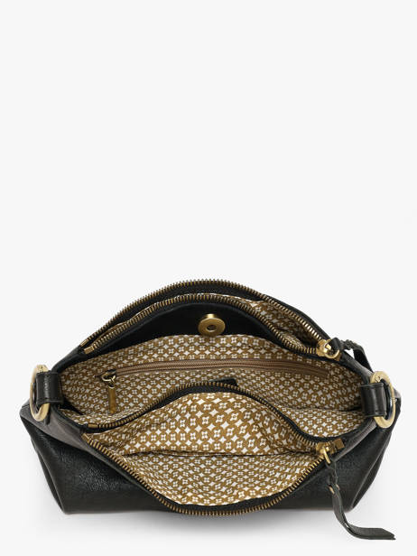 Shoulder Bag Vintage Leather Mila louise Black vintage 3864CC other view 2