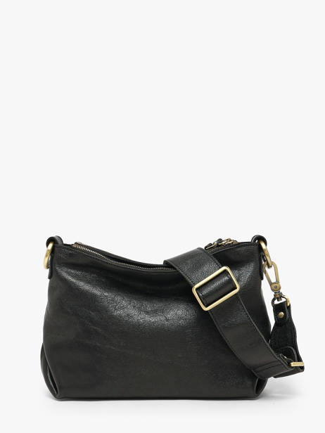 Shoulder Bag Vintage Leather Mila louise Black vintage 3864CC other view 3