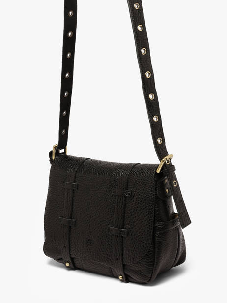 Shoulder Bag Vintage Leather Mila louise Black vintage 3917E1 other view 1