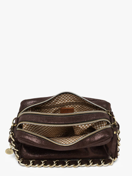 Sac Bandoulière Mama Cuir Mila louise Marron vintage 23673X vue secondaire 2