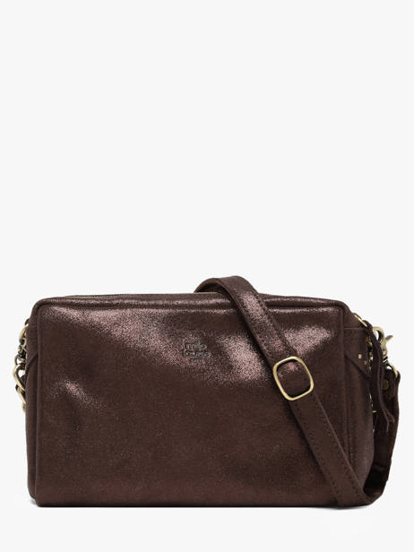 Sac Bandoulière Mama Cuir Mila louise Marron vintage 23673X vue secondaire 3