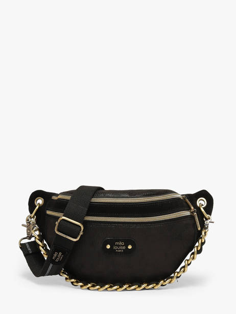 Sac Banane Mila louise Noir gr 23689GR
