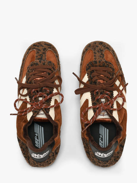 Sneakers Utah En Cuir Mrp star Marron women 3 vue secondaire 3